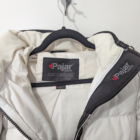 Pajar white parka, winter jacket, size M - Picture 4 of 7